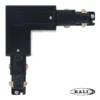 808754 DALI 3-FASE RAIL | L-VORM CONNECTOR | OUTSIDE | ZWART