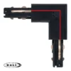 808754 DALI 3-FASE RAIL | L-VORM CONNECTOR | OUTSIDE | ZWART