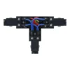 811808 INBOUW 3-FASE | T-VORM CONNECTOR | RIGHT-1 | ZWART