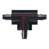 811846 INBOUW 3-FASE | T-VORM CONNECTOR | LEFT-1 | ZWART