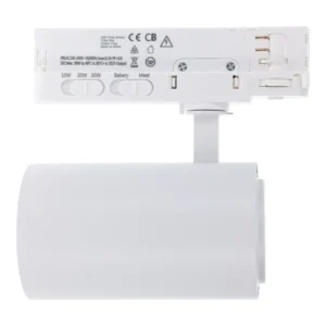 813871 3-FASE RAILSPOT | ROSALIN - FOOD | SLAGER - BAKKER | 10W-20W-30W | WIT | DIMBAAR | CCT-SWITCH