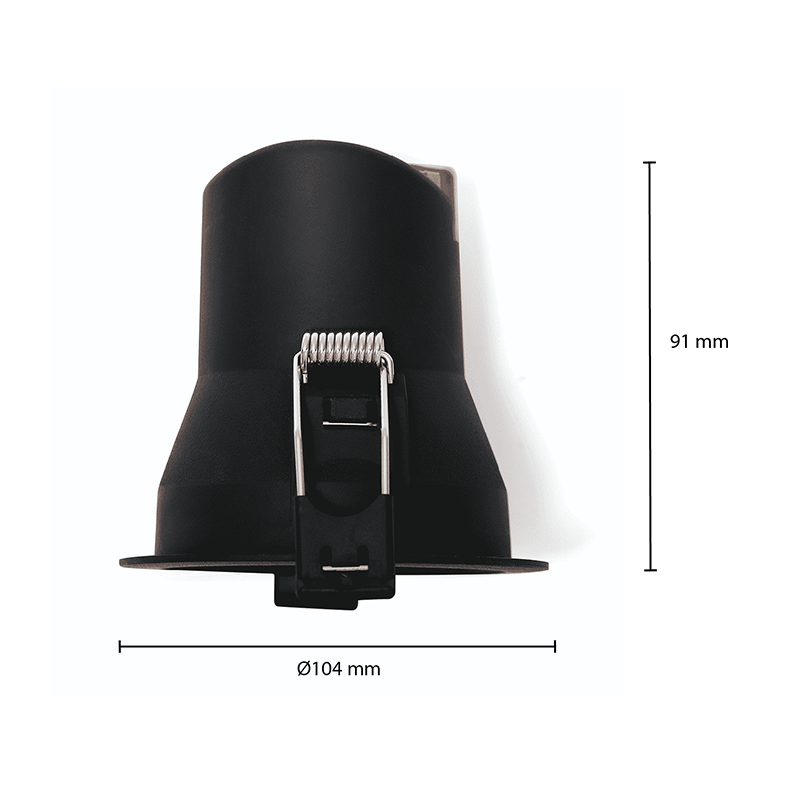 LED inbouwspot Miracle 9W Zwart CCT-5